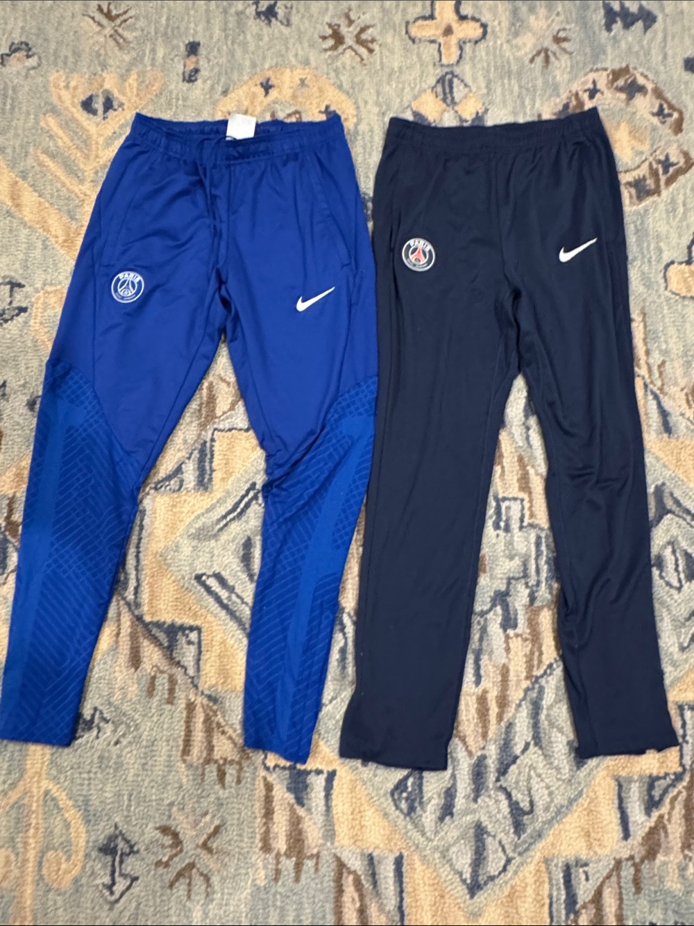 Nike Kids PSG Track Pants — Royal Blue & Dark Blue